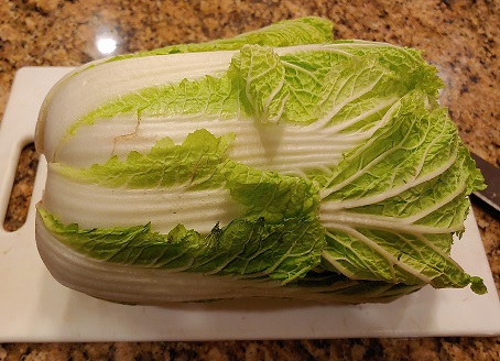 Roasted Napa cabbage