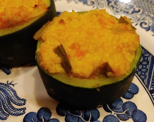 Zucchini stuffed with&nbsp;millet